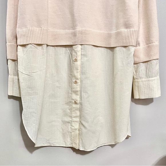 NWT COS Beige Sweater and White Button Down Duo MSRP $125 - Picture 5 of 8